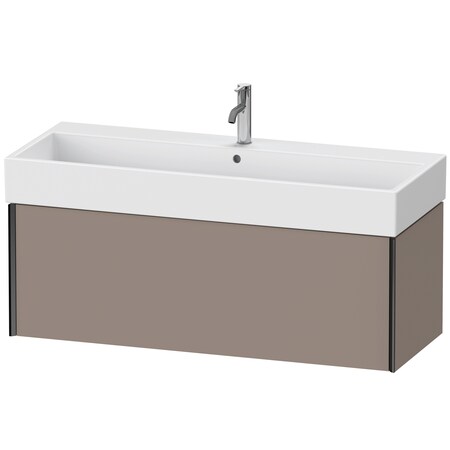 Duravit Xviu Wall-Mounted Vanity Unit Basalt Matt XV42380B243